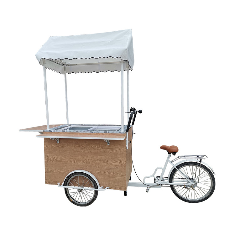 持続可能性への推進 携帯食品カート用のカスタム製の飲み物自転車